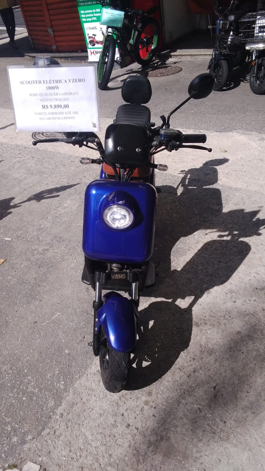 Scooter Elétrica Vzero Urban 1000W- Não precisa CNH!